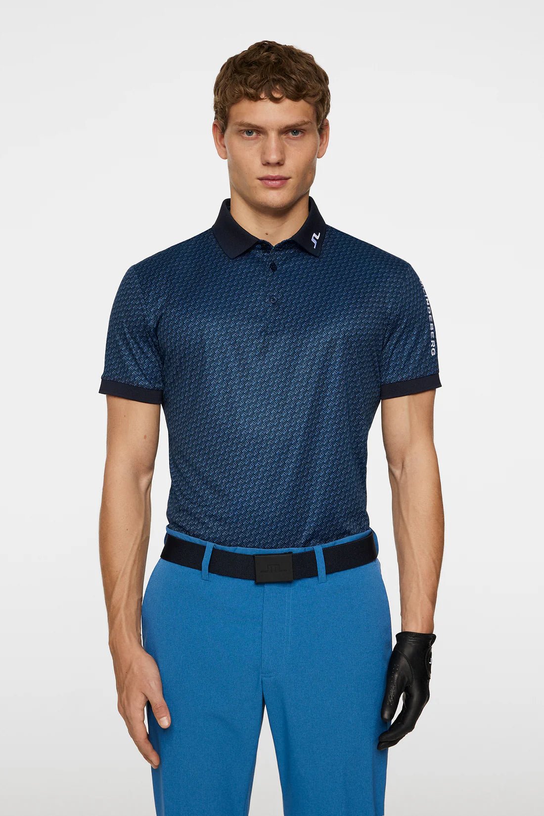 J.Lindeberg Tour Tech Print Polo - NOA Marbella