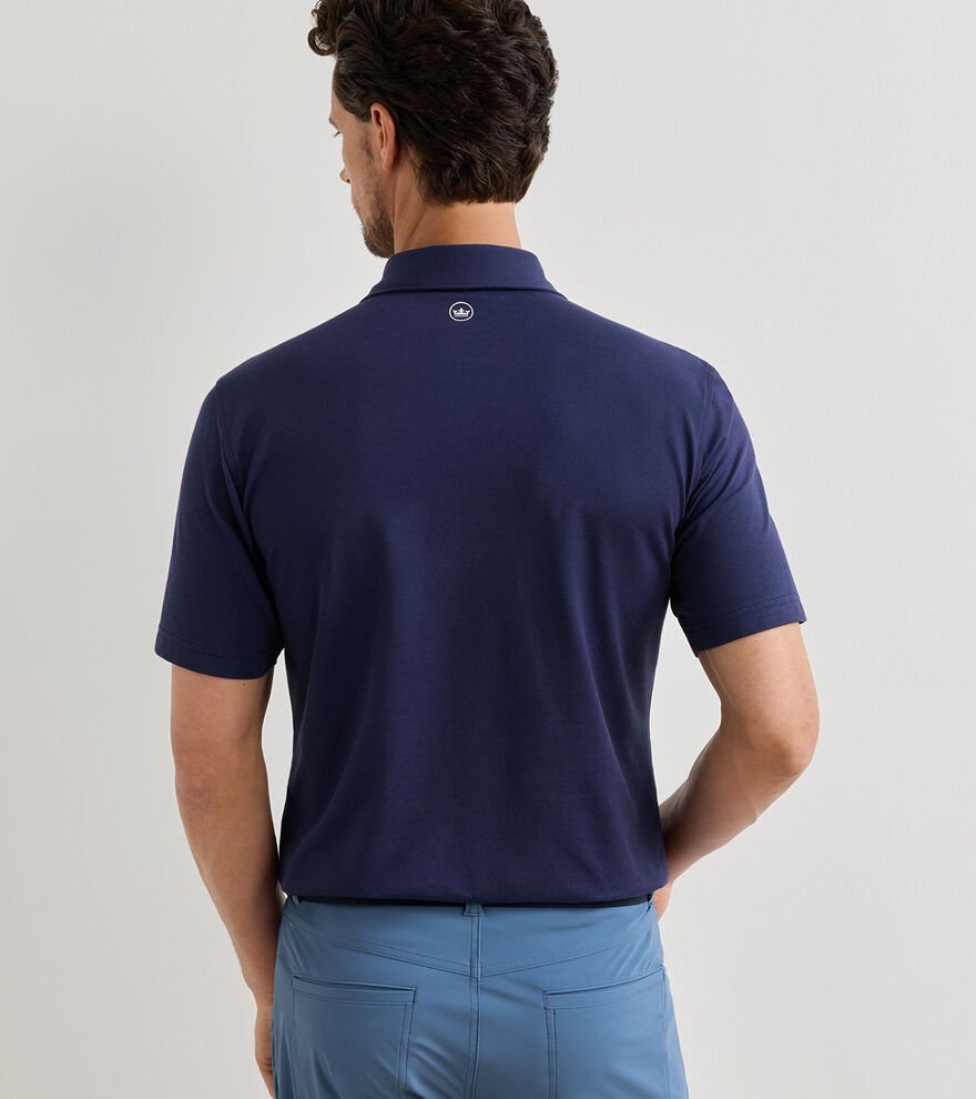 Peter Millar Albatross Cotton Blend Pique Polo - NOA Marbella
