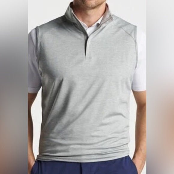 Peter Millar Stealth Performance Quarter - Zip Vest - NOA Marbella