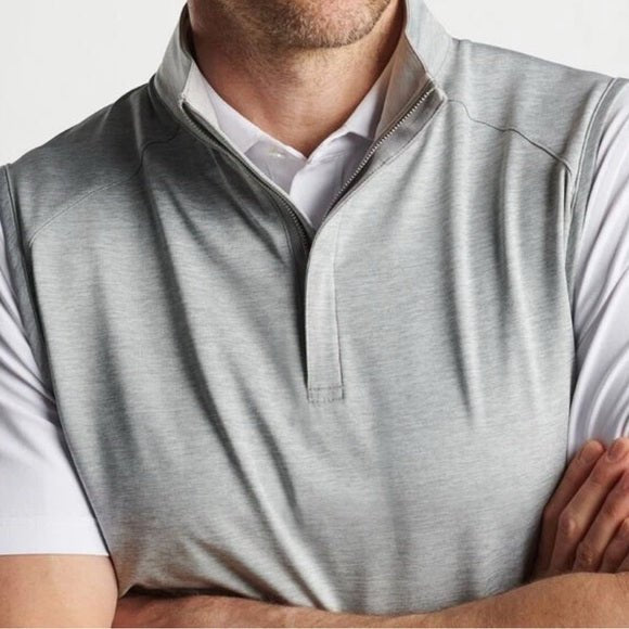 Peter Millar Stealth Performance Quarter - Zip Vest - NOA Marbella